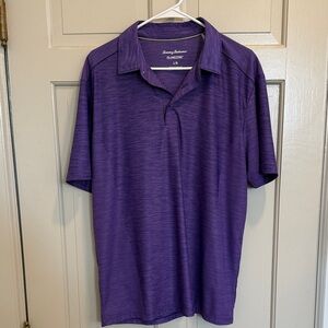 Tommy Bahama Islandzone Men's Purple Polo Shirt Size Large
